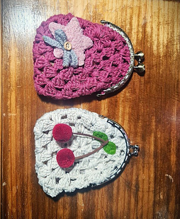 Portavelas de crochet